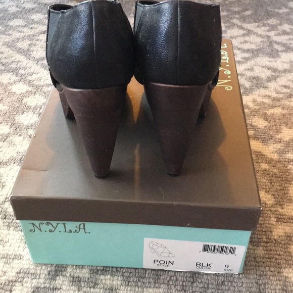 N.Y.L.A. Poin heels size 9 black - Picture 5 of 6